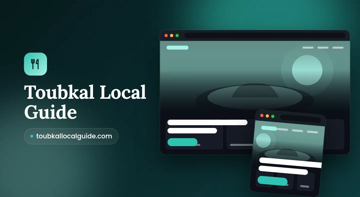 Toubkal Local Guide — réalisation Ismaaf Web Agency